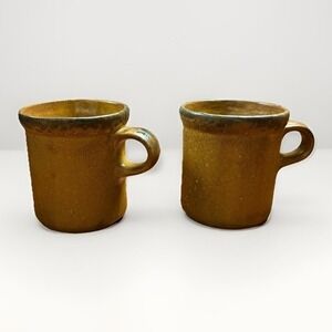 McCoy Pottery Canyon Mesa Rustic 1412 Mugs Set Of 2